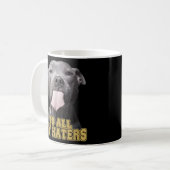 Pitbull an alle Myers Pitbull Dog Kaffeetasse (Vorderseite Links)