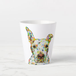 Pitbull Art Latte Tasse