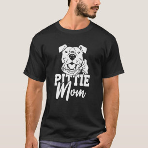 Pitbull Ban Mutter Rasse Pittie Mama T-Shirt