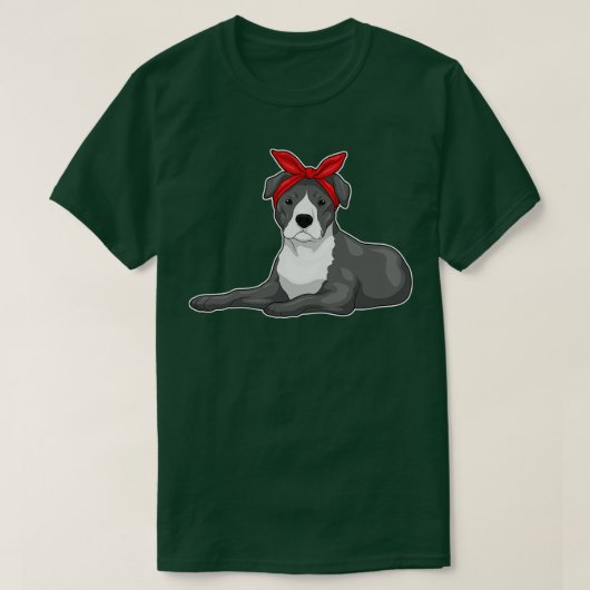 Pitbull Bandana T-Shirt (Design vorne)