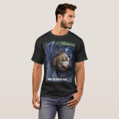 Pitbull Beileid Loss Kondolenzkarte T-Shirt (Vorne ganz)