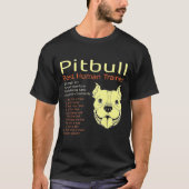 Pitbull Best Human Trainer wird jeden Menschen sch T-Shirt (Vorderseite)