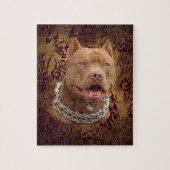 Pitbull Brown Puzzle (Vertikal)