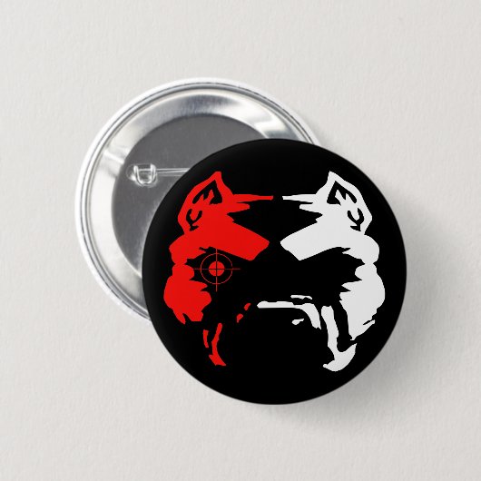 Pitbull Button (Vorne & Hinten)