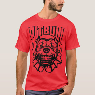 Pitbull Clown, Hundegesicht, Hundebesitzer, Hausti T-Shirt