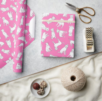 Pitbull Confetti Geschenkpapier