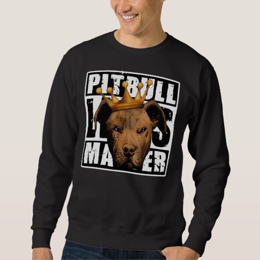 Pitbull Cool Dog Sweatshirt (Vorderseite)