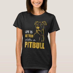 Pitbull Cool Neu Süß Lustig Pit Bull Welpen Hund T T-Shirt