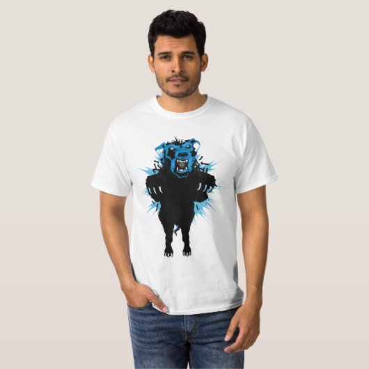 Pitbull Crazy T-Shirt (Vorne ganz)