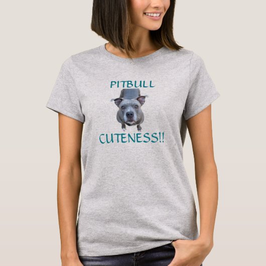 Pitbull Cuteness Women's Shirt (Vorderseite)