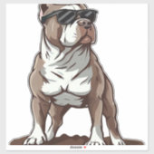 Pitbull Der Wächter Aufkleber (Blatt)