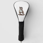 Pitbull Der Wächter Golf Headcover (Vorderseite)