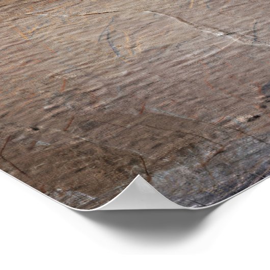 Pitbull Digital Elegante: Pitbull Poster (Ecke)