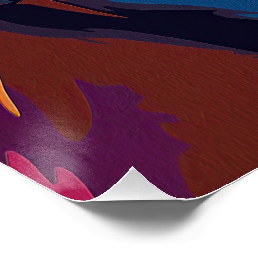 Pitbull Dog 001 - Bruno Pokopen Poster (Ecke)