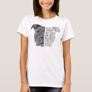 Pitbull Dog Er ist Ihr Freund Ihr Partner Ihr Tun T-Shirt