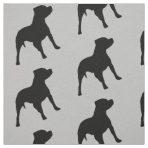 Pitbull Dog Fabric Stoff