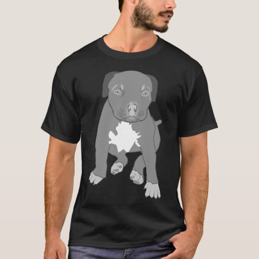 Pitbull Dog Png Pit Bull Welpen T-Shirt (Vorderseite)