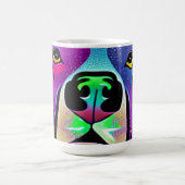 Pitbull Dog Pop Art Kaffeetasse (Mittel)