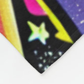 Pitbull Dog Pop Personalisiert Fleecedecke (Ecke)