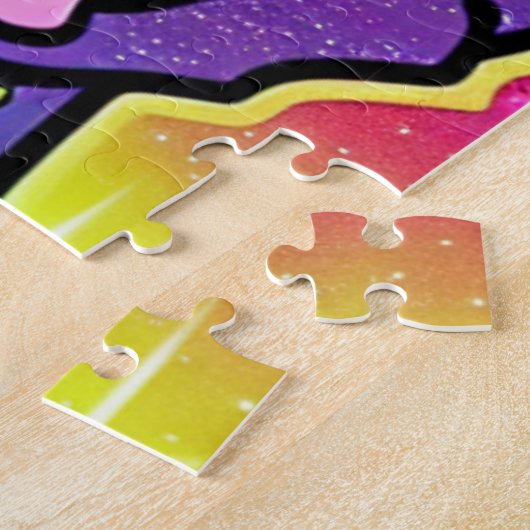 Pitbull Dog Pop Personalisiert Puzzle (Seite)