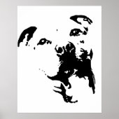 Pitbull Dog Poster (Vorne)