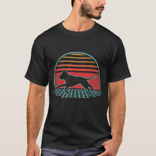 Pitbull Dog Retro Vintag 80er Style Animal Lover G T-Shirt