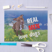 Pitbull Dog Seidenpapier (Handwerk)