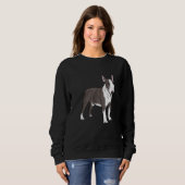 Pitbull dog sweatshirt (Vorne ganz)