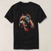 Pitbull Dog T-Shirt (Design vorne)