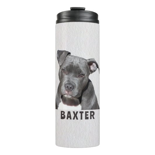 Pitbull Dog Thermosbecher (Vorderseite)