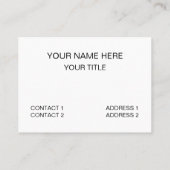 Pitbull Dog Trainer Visitenkarte (Rückseite)