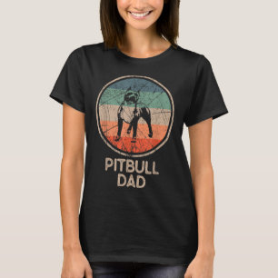 Pitbull Dog - Vintager Pitbull Vater T - Shirt