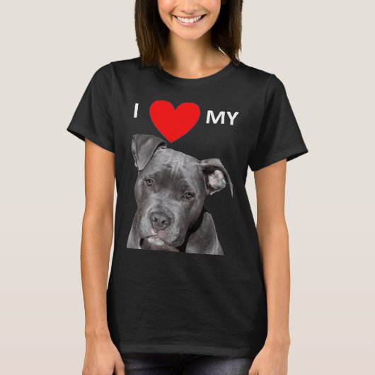 Pitbull Doglover T-Shirt (Vorderseite)