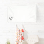 Pitbull Drawing Sing Dog Lovers Black White Banner (Insitu)