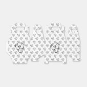 Pitbull Drawing Sing Dog Lovers Black White Geschenkschachtel (Ungefaltet)
