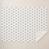 Pitbull Drawing Sing Dog Lovers Black White Sherpadecke (Vorderseite (Horizontal))