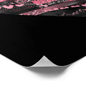 Pitbull Eyes Solid Color Poster (Ecke)