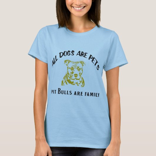 PITBULL FAMILIE T-Shirt (Vorderseite)