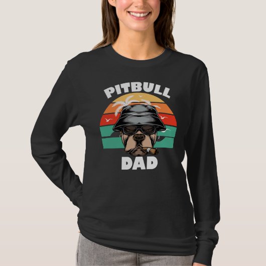 Pitbull Funny T-Shirt (Vorderseite)