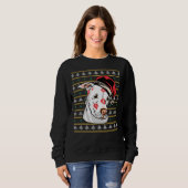 Pitbull Funny Ugly Christmas Sweater Sweatshirt (Vorne ganz)