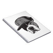 Pitbull Gangster Notizblock (Rechte Seite)