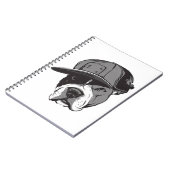 Pitbull Gangster Notizblock (Linke Seite)