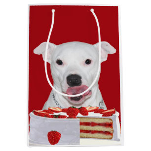 Pitbull Geburtstag Mittlere Geschenktüte