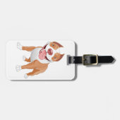 Pitbull-Gepäckanhänger Gepäckanhänger (Vorderseite horizontal)