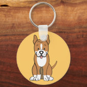 Pitbull-Geschenke und -artikel Schlüsselanhänger (Vorderseite)