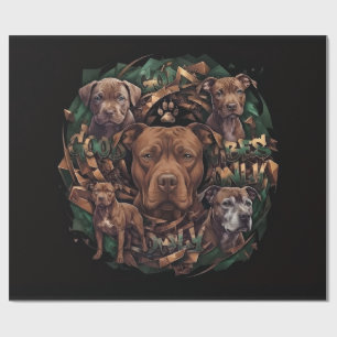 Pitbull Geschenkpapier