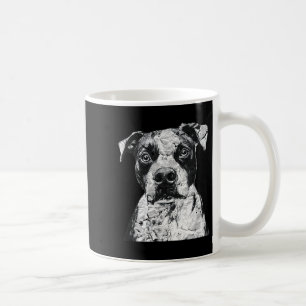 Pitbull Gesicht Niedlicher Hund Lover Männer Fraue Kaffeetasse