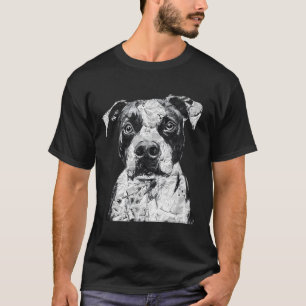 Pitbull Gesicht Niedlicher Hund Lover Männer Fraue T-Shirt