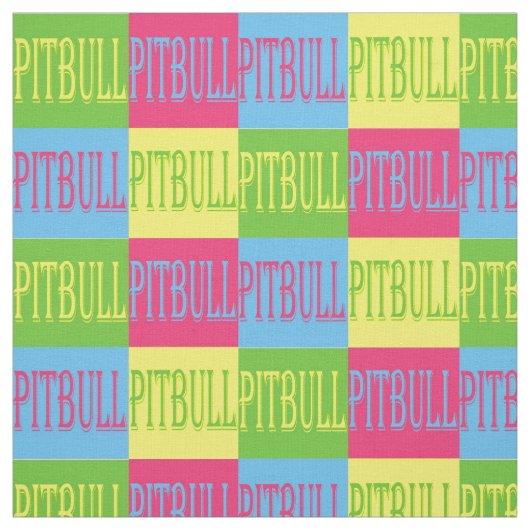 Pitbull Gewebe Stoff (Muster)