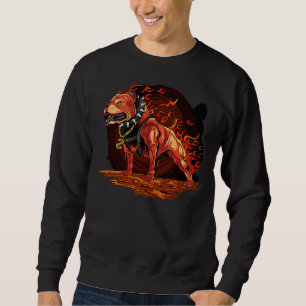 Pitbull Gold Dog Cuta Family Idoa Mama Dod &Amp Si Sweatshirt